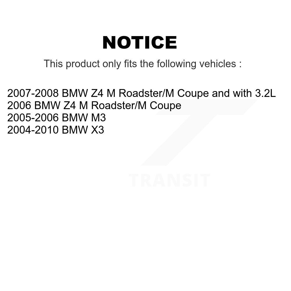 Semi-Metallic Disc Brake Pads Front Rear Kit For BMW X3 Z4 M3