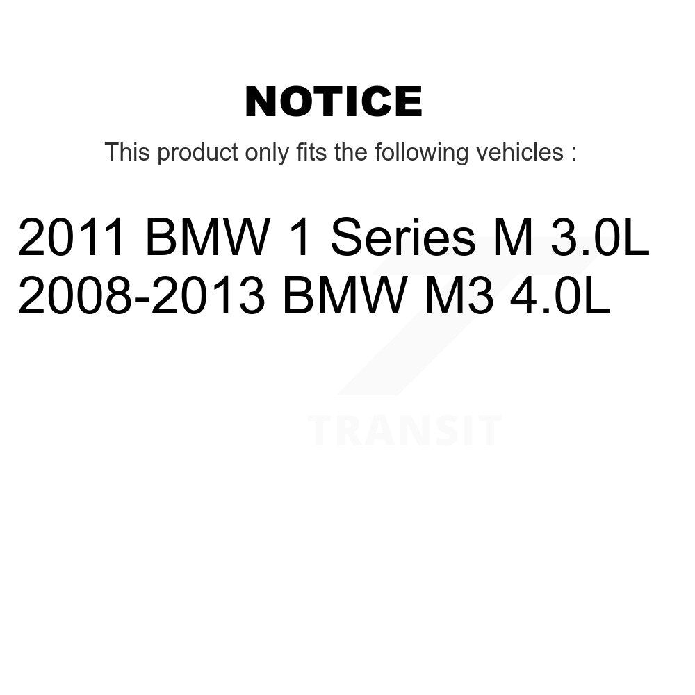 Semi-Metallic Disc Brake Pads And Wear Sensors Rear Kit For BMW M3 1 Series M