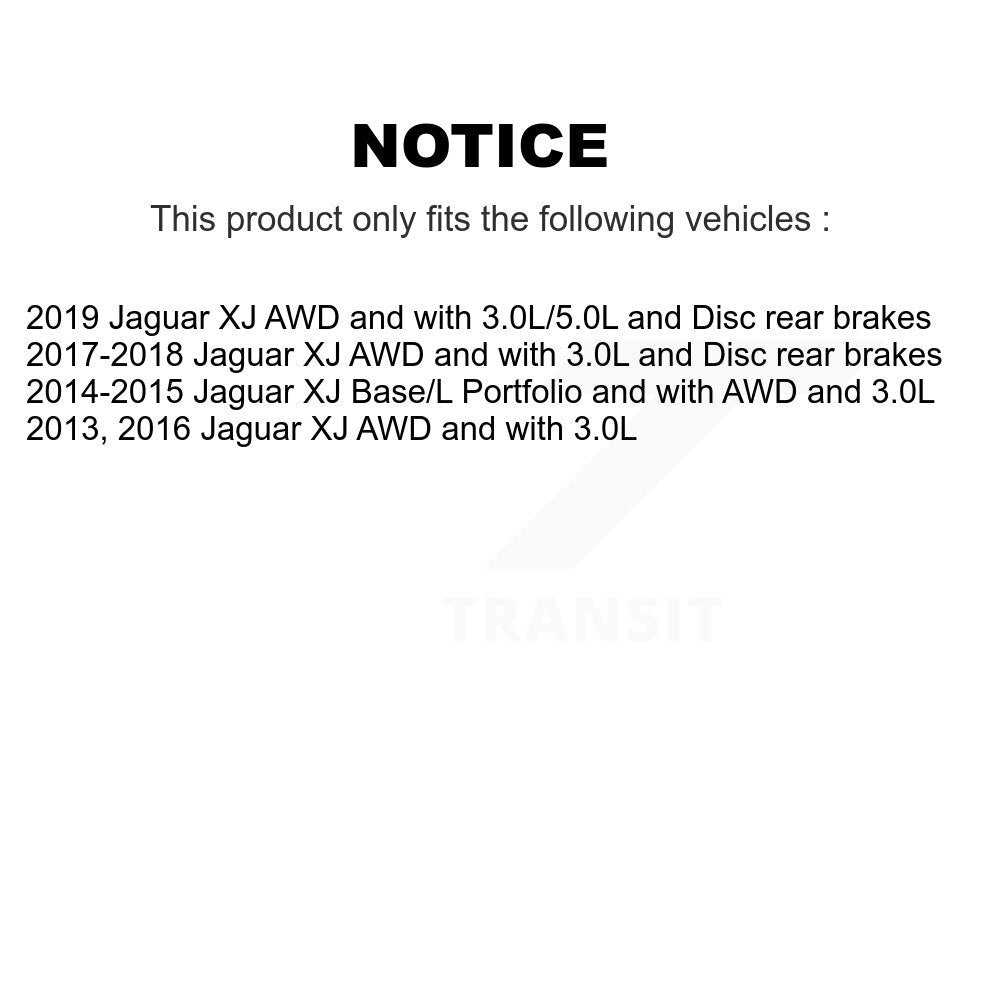 Brake Pads Wear Sensor (2 Pack) Front For Jaguar XJ