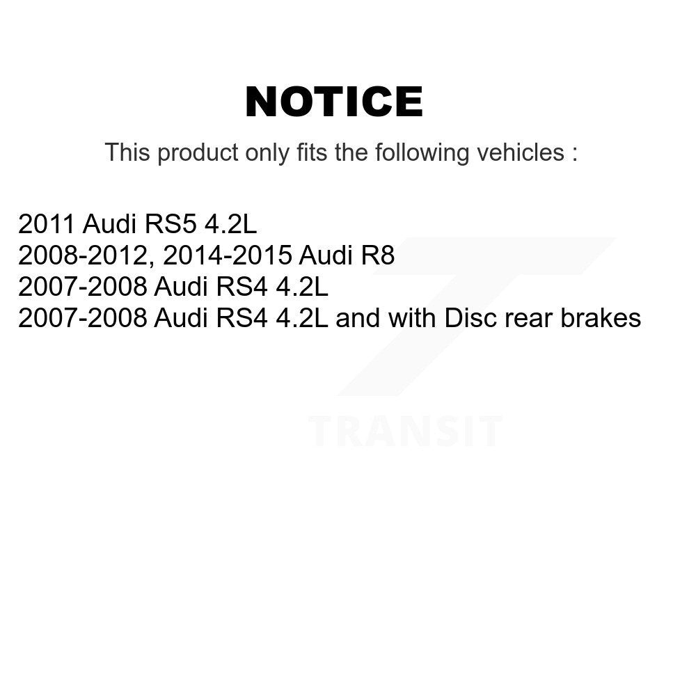 Brake Pads Wear Sensor (2 Pack) Front For Audi R8 RS4 RS5