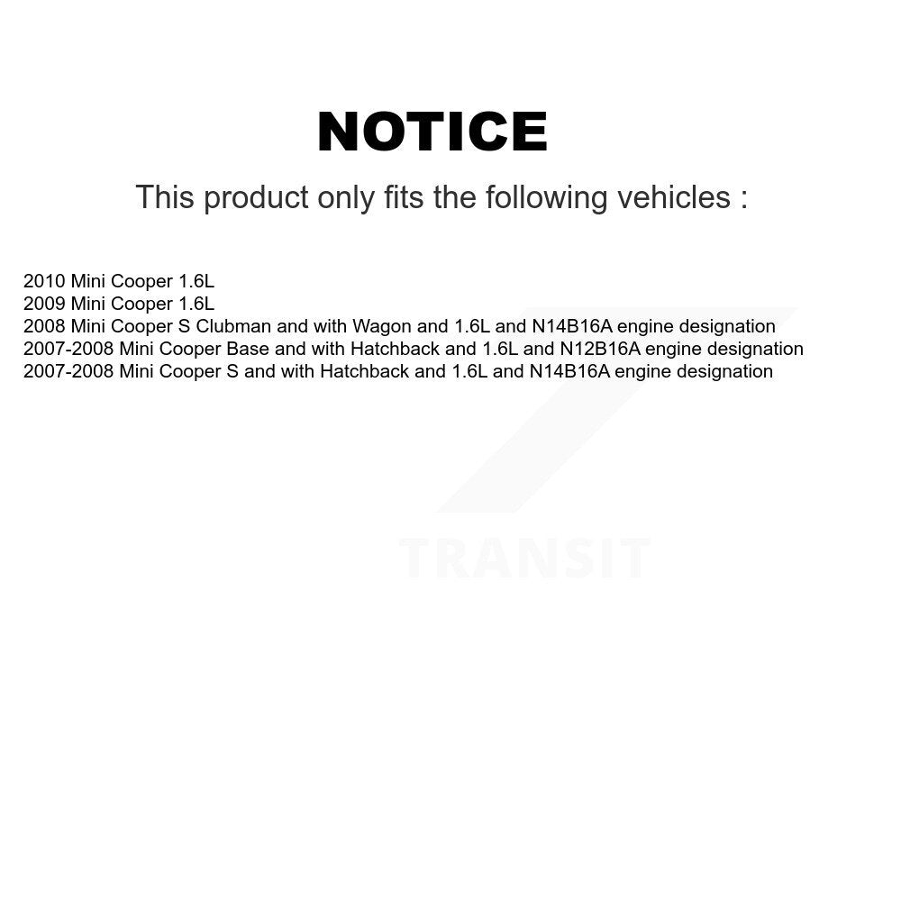 Brake Pads Wear Sensor (4 Pack) Front Rear For Mini Cooper