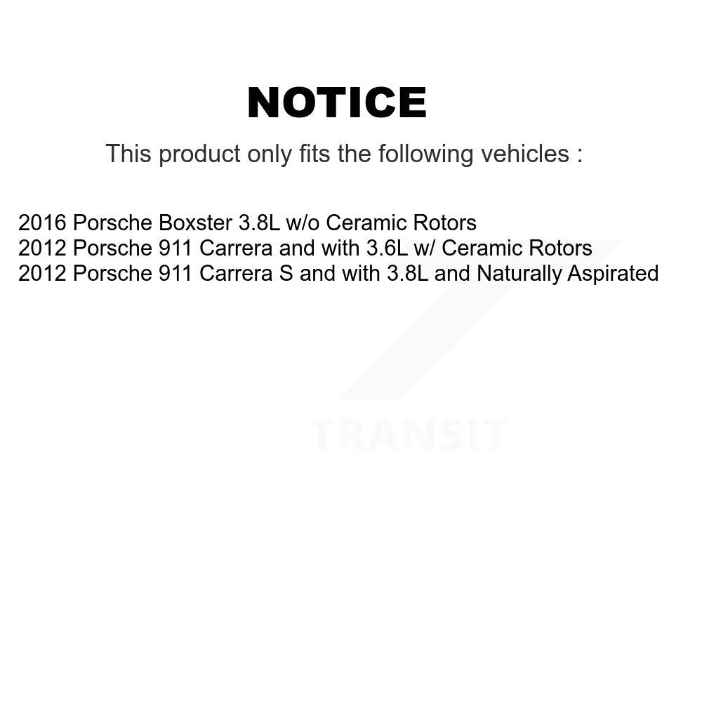 Brake Pads Wear Sensor (4 Pack) Front Rear For Porsche 911 Boxster