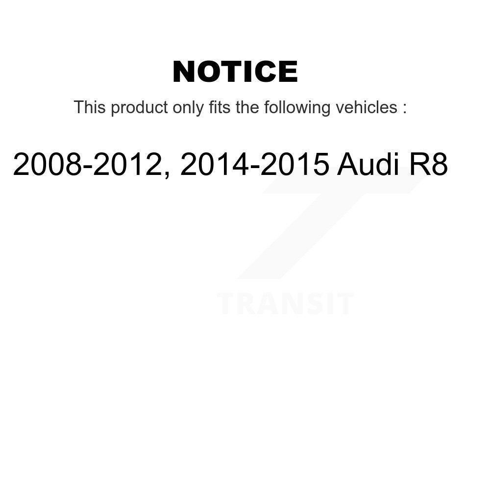 Brake Pads Wear Sensor (4 Pack) Front Rear For Audi R8
