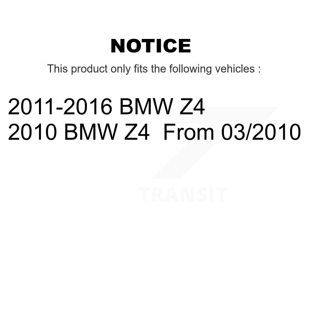 Brake Pads Wear Sensor (4 Pack) Front Rear For BMW Z4