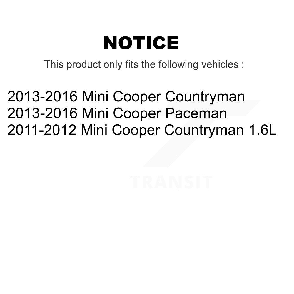 Brake Pads Wear Sensor (4 Pack) Front Rear For Mini Cooper Countryman Paceman