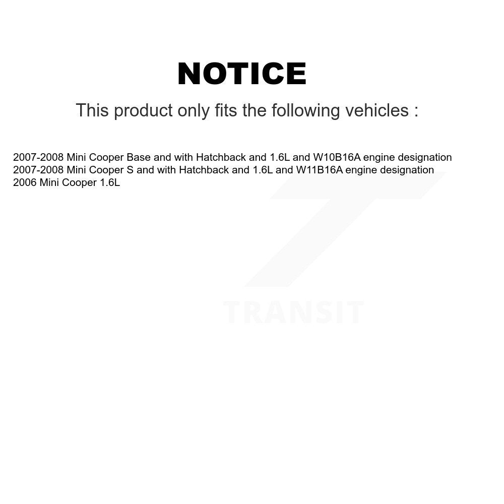 Brake Pads Wear Sensor (4 Pack) Front Rear For Mini Cooper