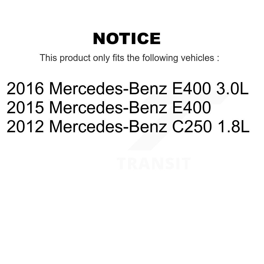 Brake Pads Wear Sensor (4 Pack) Front Rear For Mercedes-Benz C250 E400