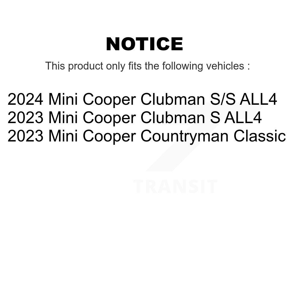 Brake Pads Wear Sensor (4 Pack) Front Rear For Mini Cooper Countryman Clubman