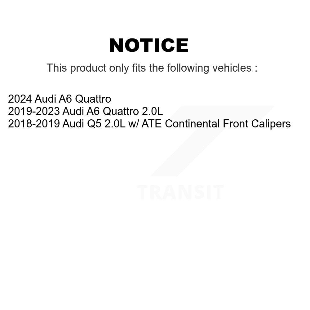 Brake Pads Wear Sensor (4 Pack) Front Rear For Audi Q5 A6 Quattro