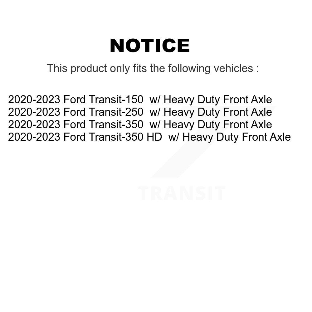 Brake Pads Wear Sensor (2 Pack) Front For Ford Transit-250 Transit-350 HD