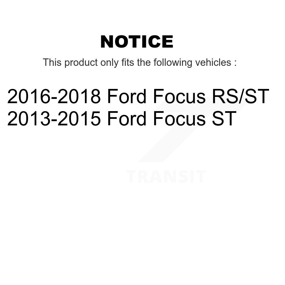 Shock Absorber And Strut Mount Rear Kit For Ford Focus
