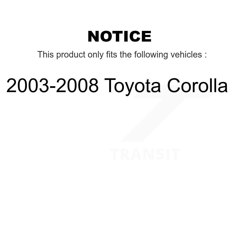 Suspension Strut And Mount Front Right Kit For 2003-2008 Toyota Corolla