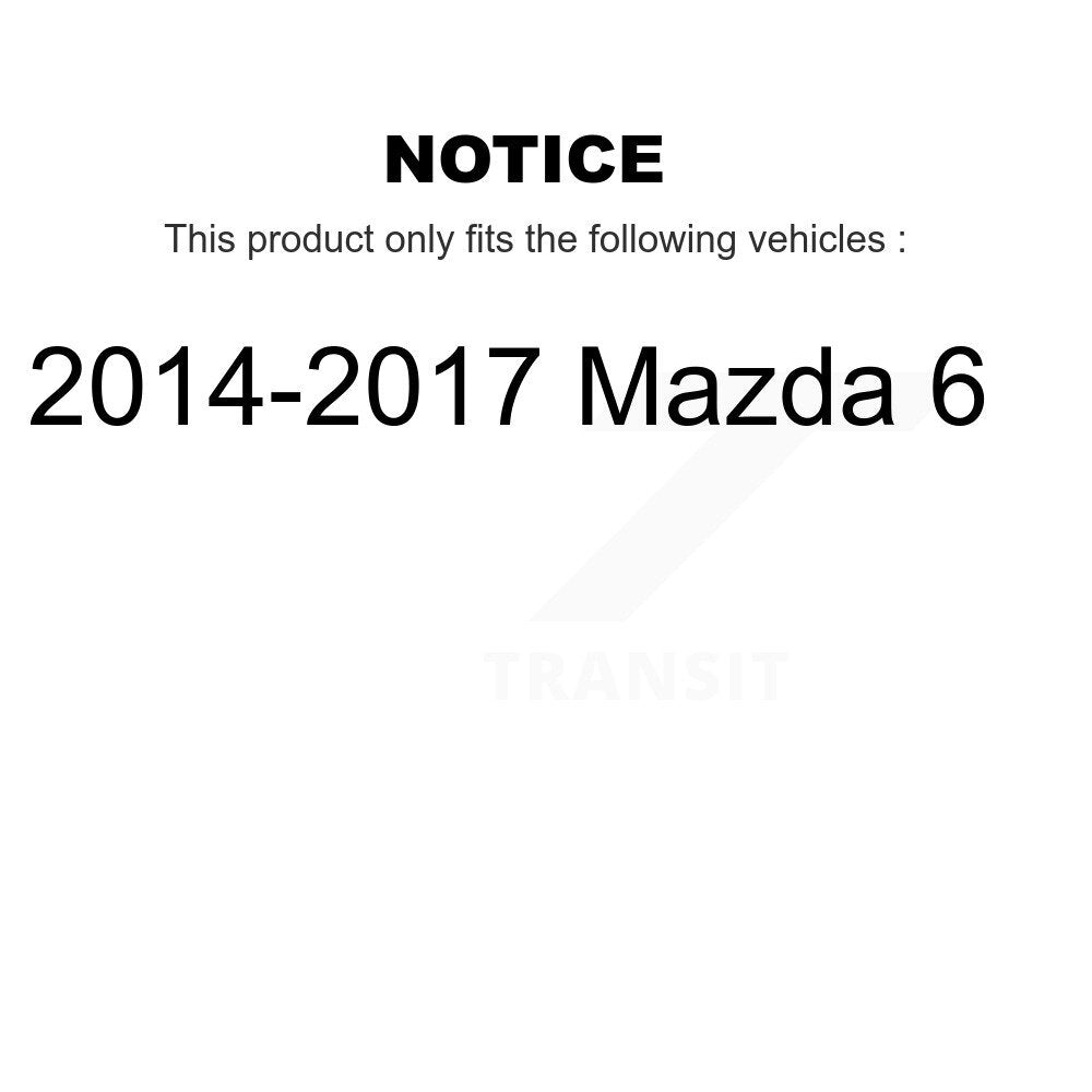 Suspension Strut And Mount Front Left Kit For 2014-2017 Mazda 6