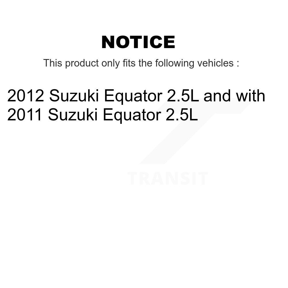 Semi-Metallic Brake Pads Front Rear Kit For Suzuki Equator