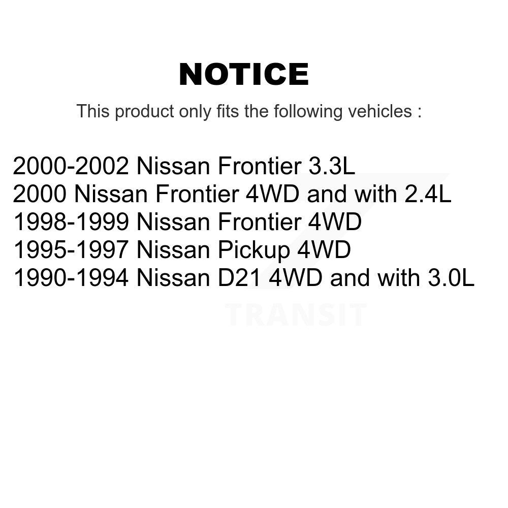 Semi-Metallic Brake Pads Drum Shoe Front Rear Kit For Nissan Frontier D21 Pickup