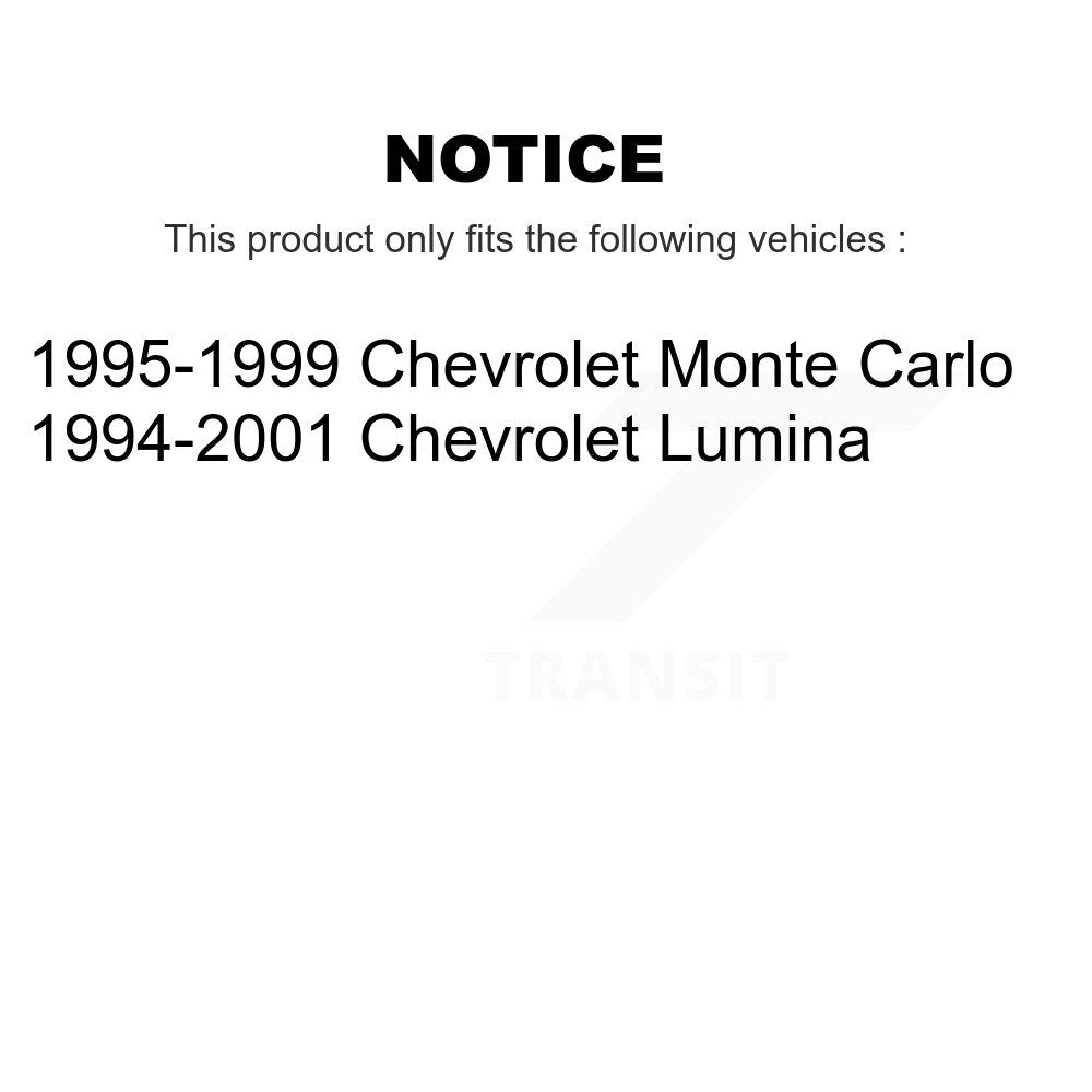 Semi-Metallic Brake Pads And Drum Shoe Front Rear Kit For Chevrolet Lumina Monte