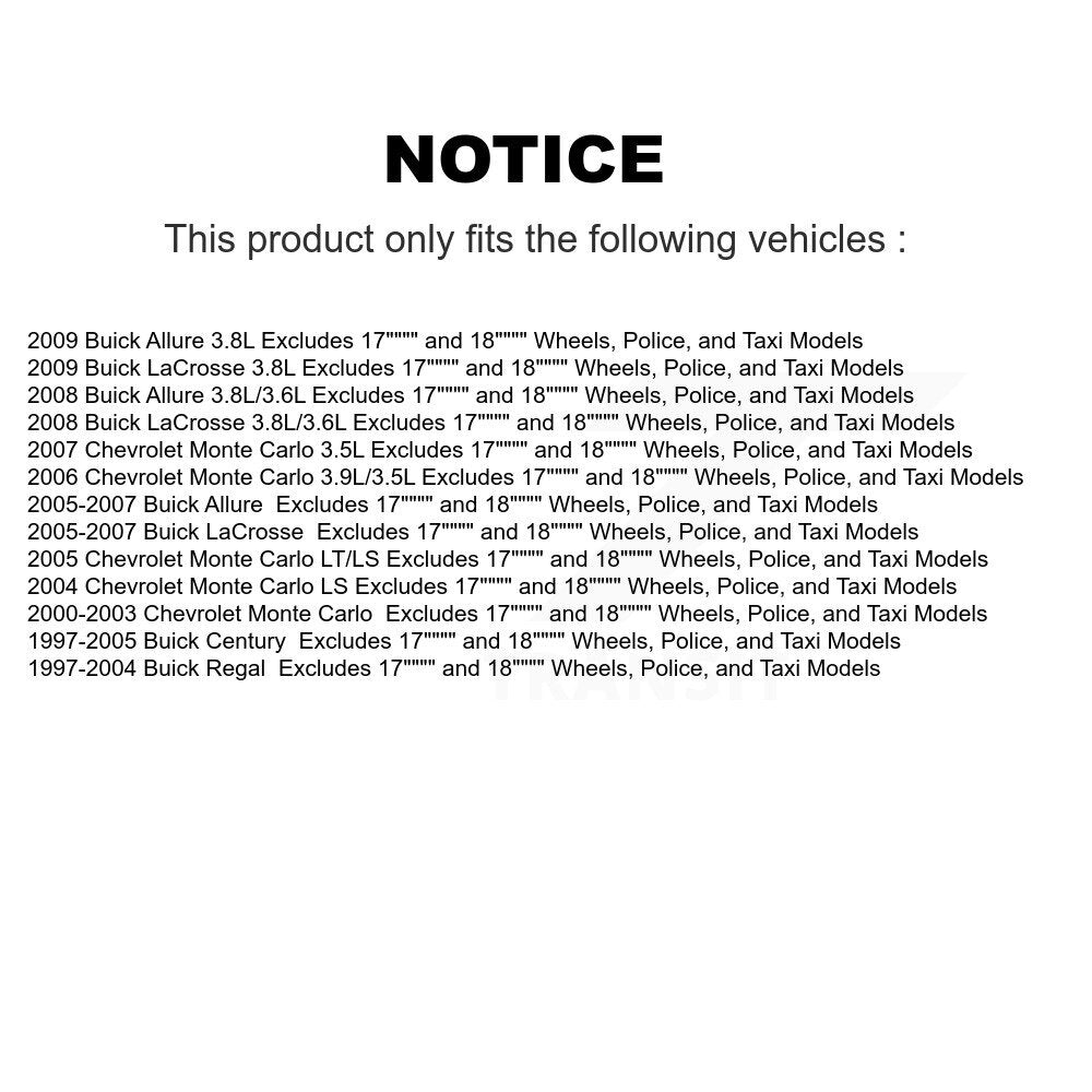 Arms & Complete Shock Tie Rods Link Sway Bar Front Kit (10Pc) For Buick LaCrosse