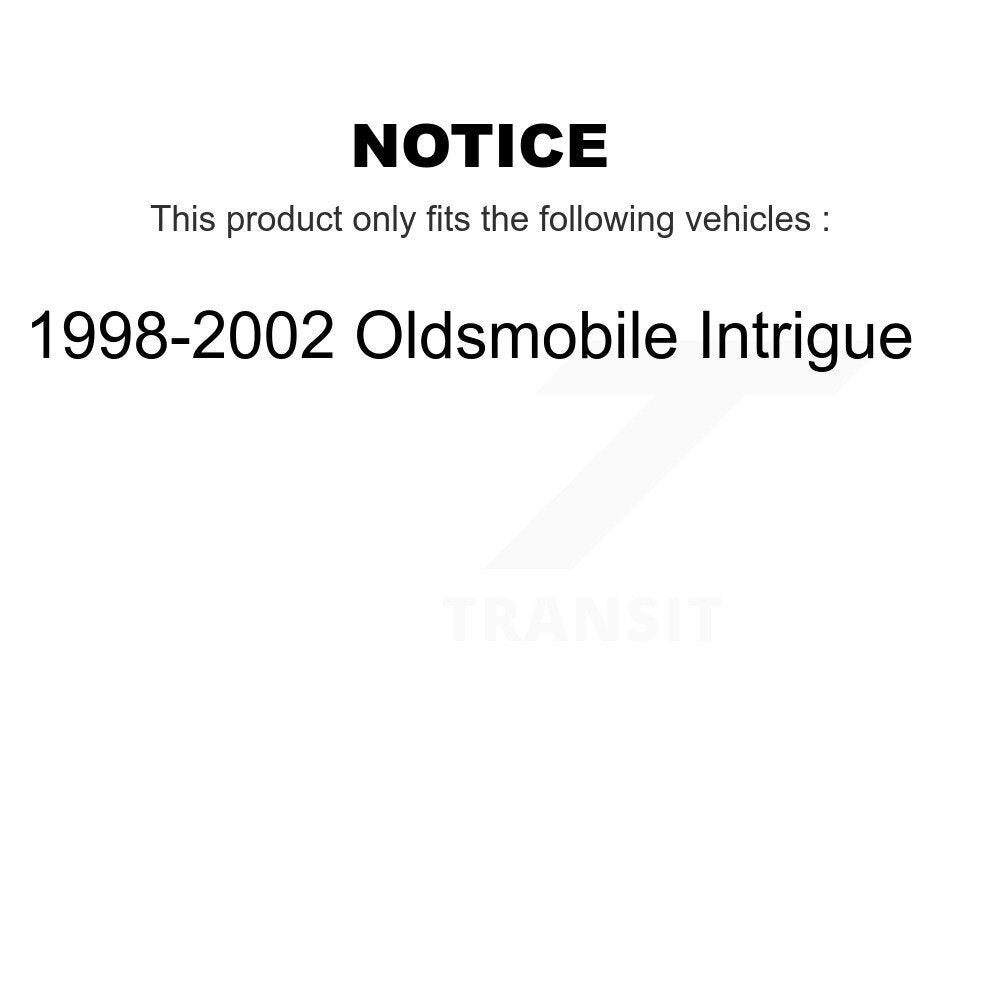 Arms And Complete Shock Tie Rods Link Sway Bar Front Kit For Oldsmobile Intrigue