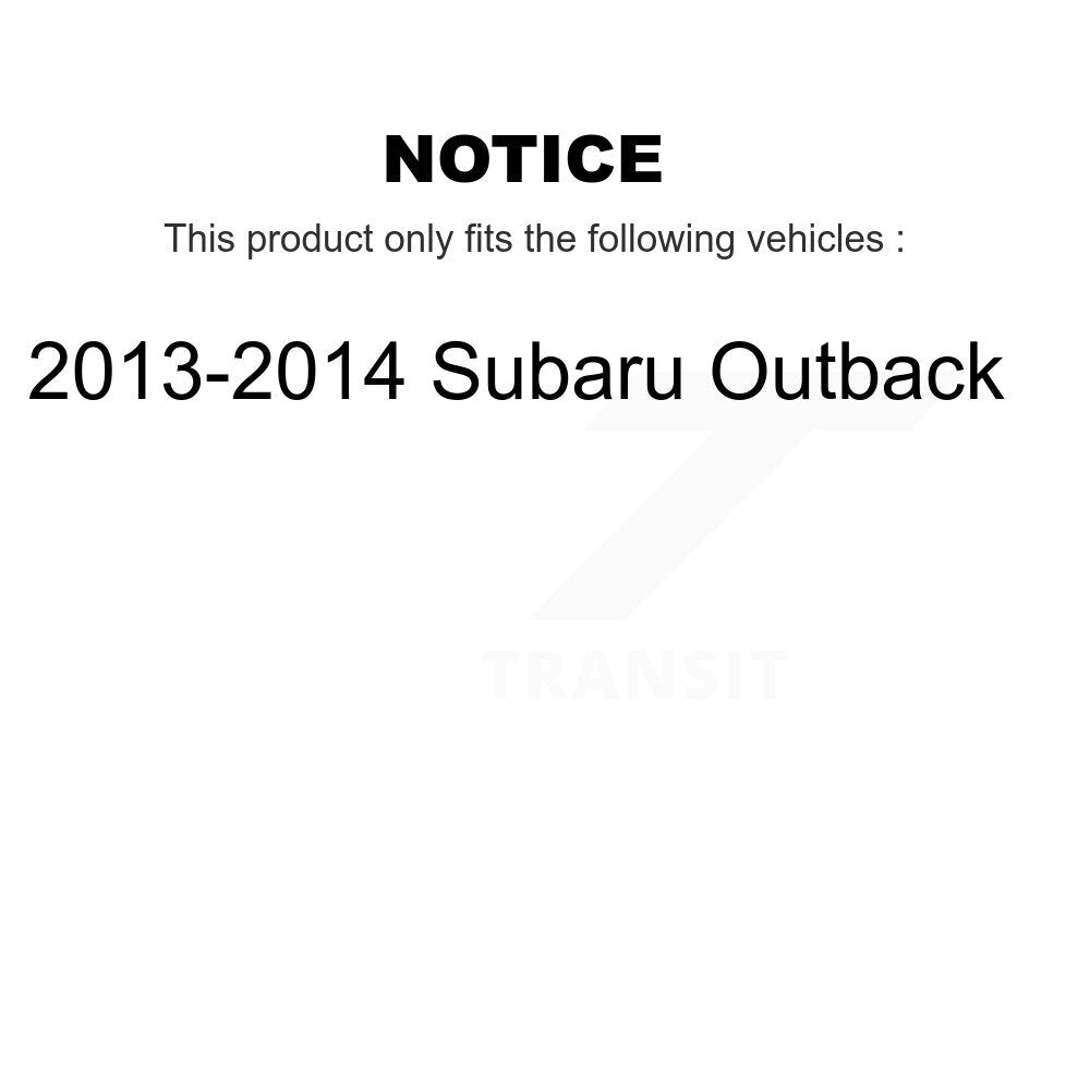 Arms & Complete Shock Tie Rods Link Sway Bar Front Kit (10Pc) For Subaru Outback