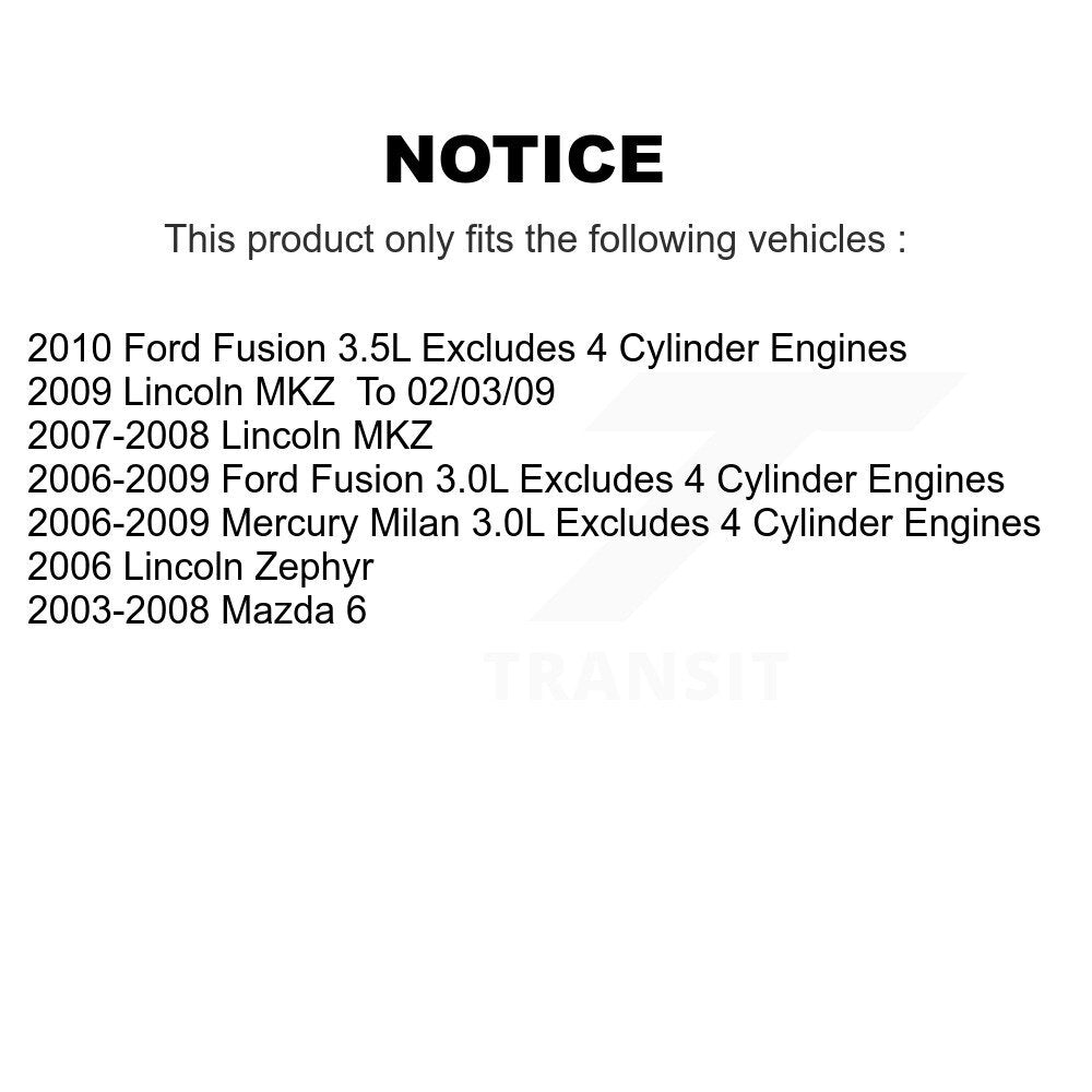 Shock Assembly TQ Link Front Left Kit For Ford Fusion Mazda 6 Lincoln MKZ Zephyr