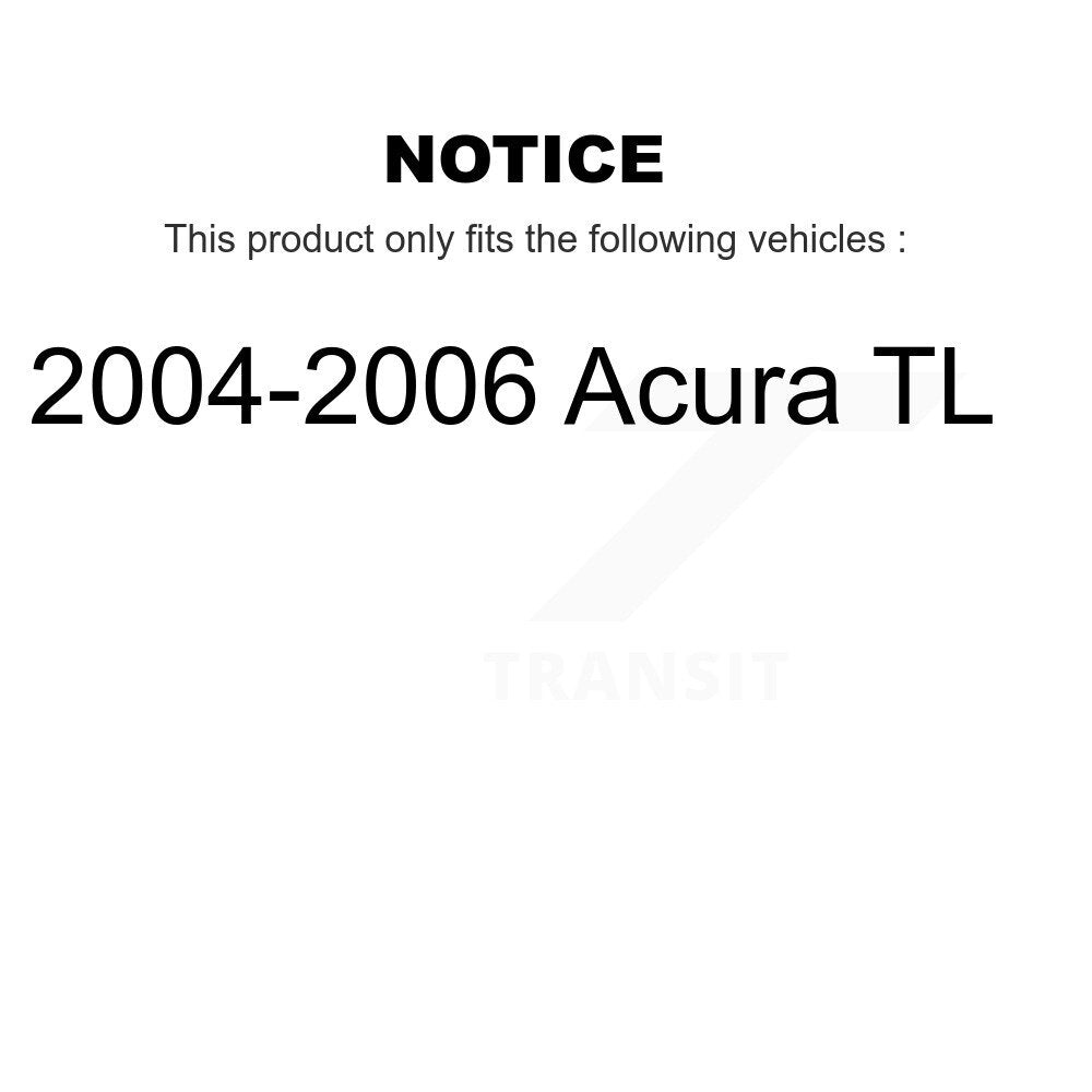 Complete Shock Assembly And TQ Link Front Right Kit For 2004-2006 Acura TL