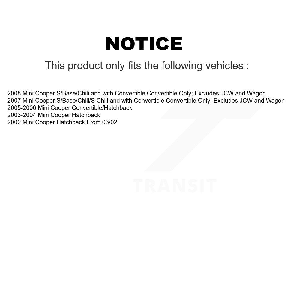 Complete Shock Assembly And TOR Link Front Left Kit For Mini Cooper