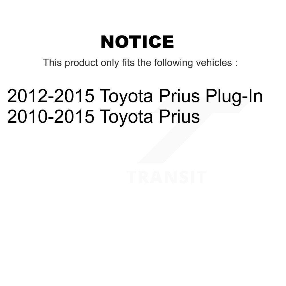 Complete Shock Assembly And TOR Link Front Right Kit For Toyota Prius Plug-In