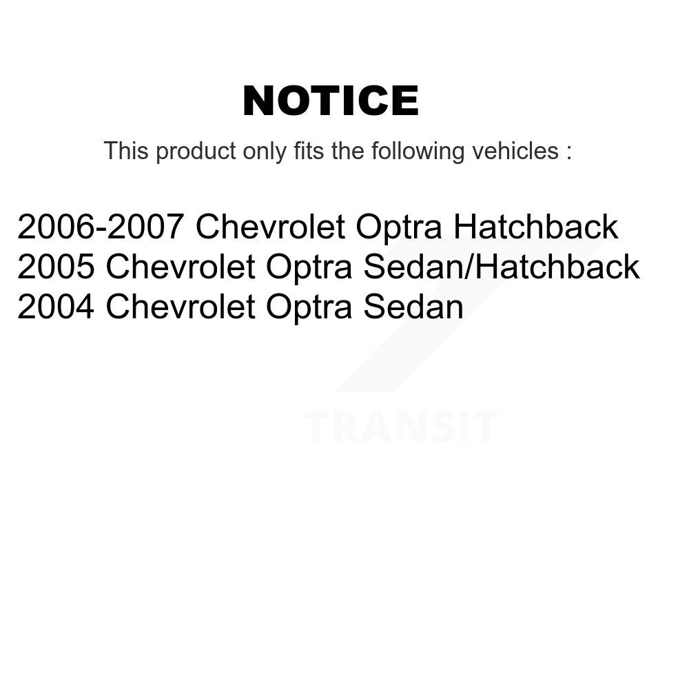 Strut And TOR Link Kit Front Left For Chevrolet Optra