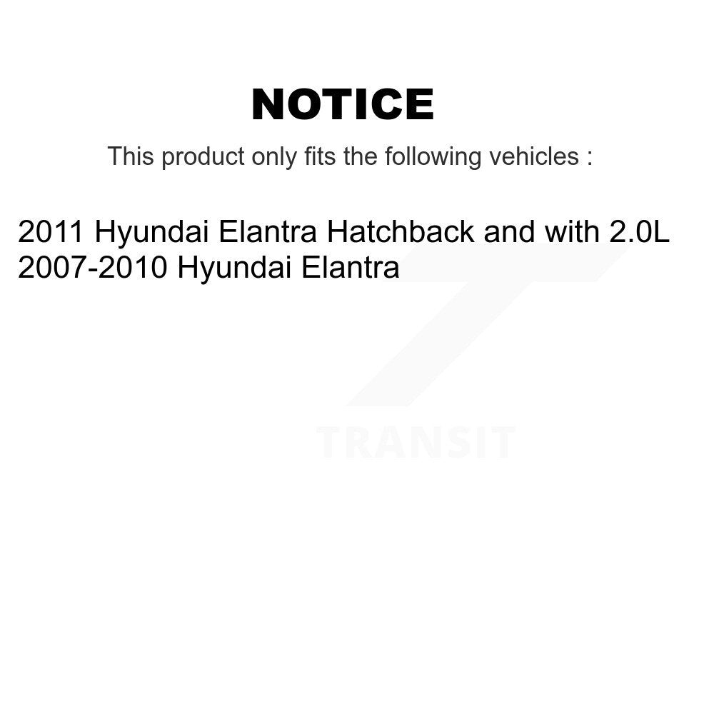 Strut And TOR Link Kit Front Left For Hyundai Elantra