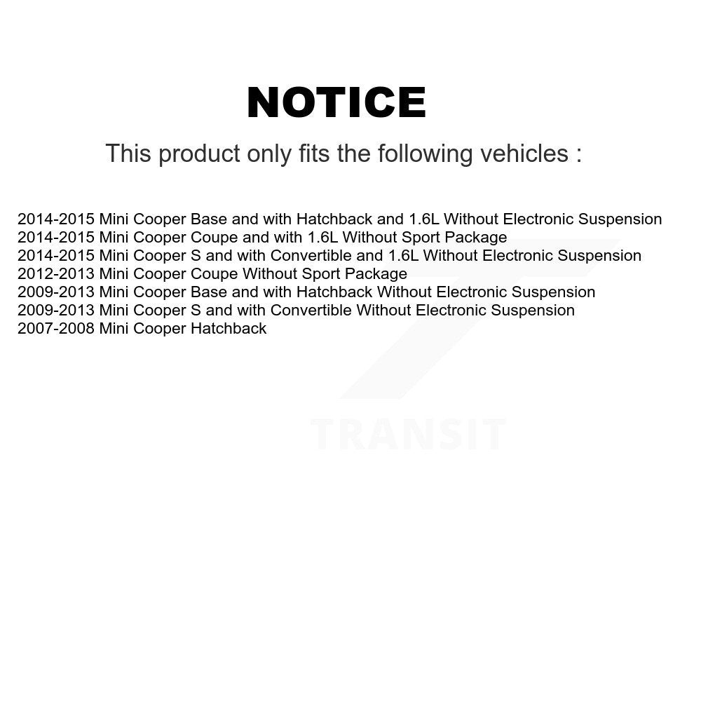 Strut And TOR Link Kit Front For Mini Cooper