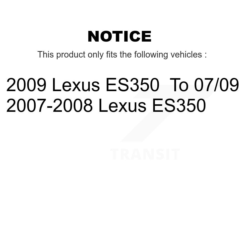 Strut And TOR Link Kit Front Right For Lexus ES350