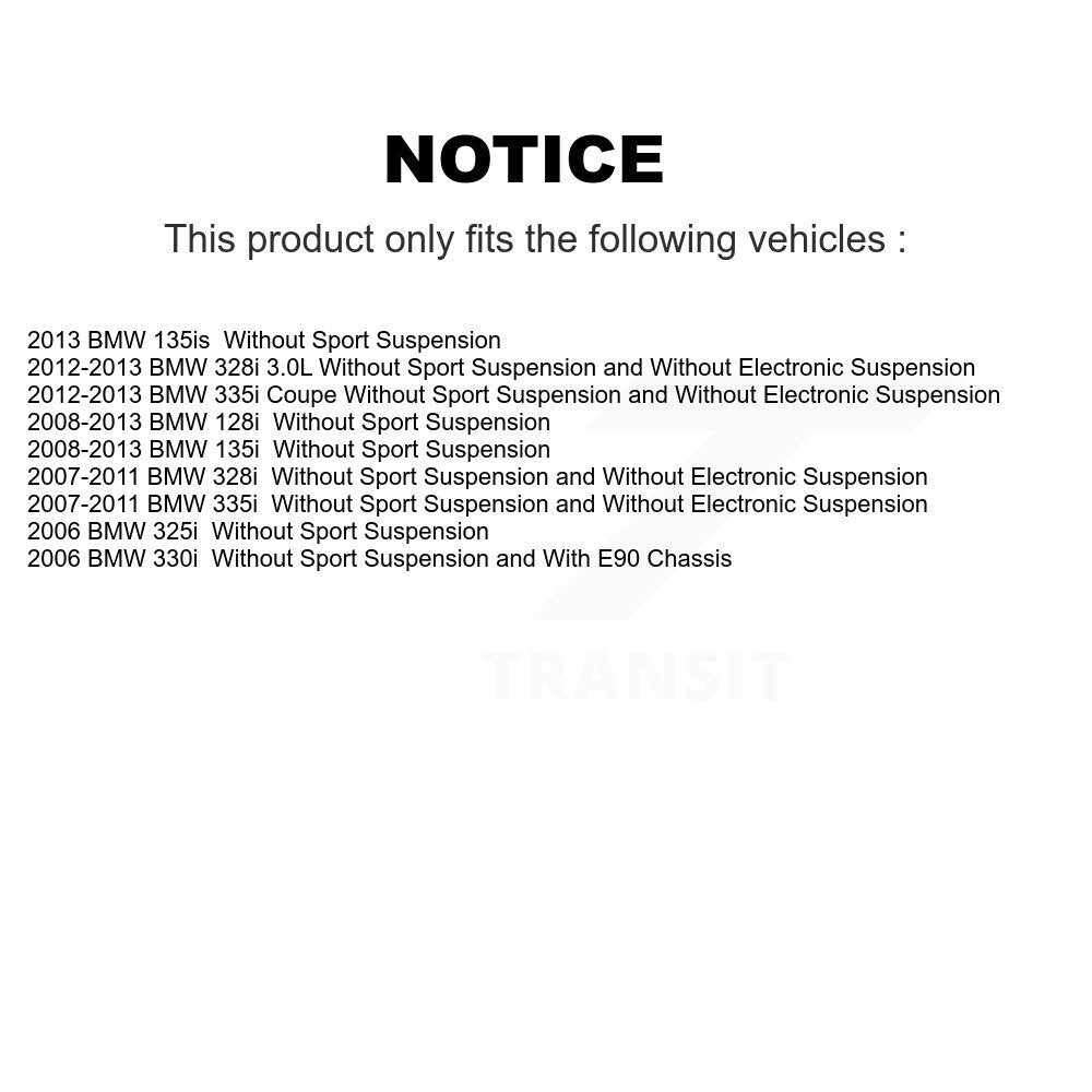 Strut & TOR Link Kit Front Right For BMW 328i 335i 128i 135i 325i 330i 135is