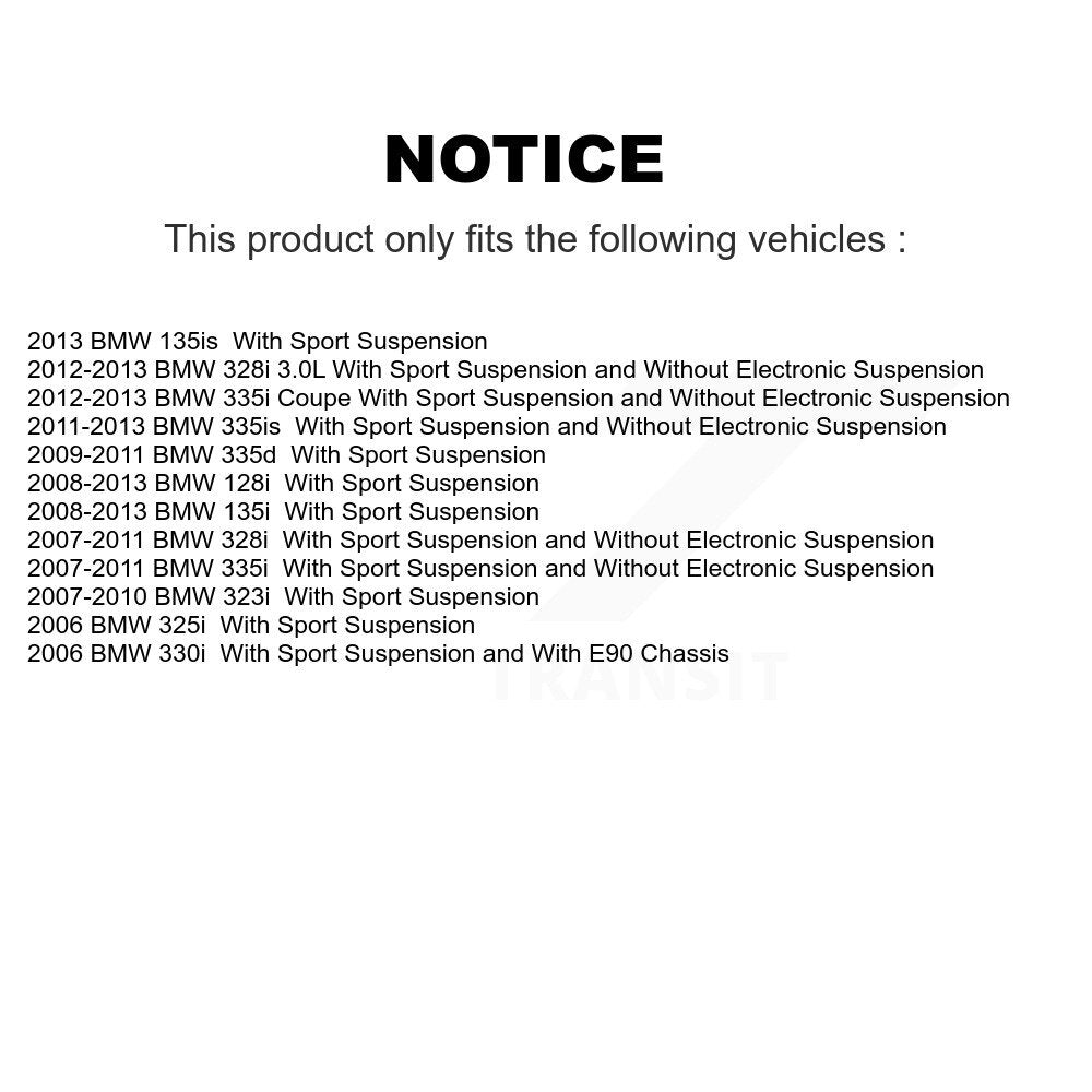 Strut & TOR Link Kit Front Right For BMW 328i 335i 128i 323i 135i 325i 330i