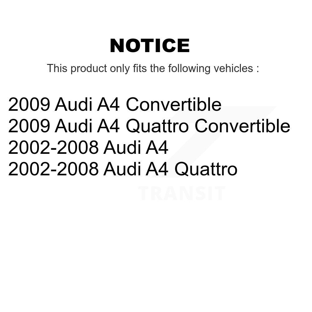 Strut And TOR Link Kit Front Left For Audi A4 Quattro