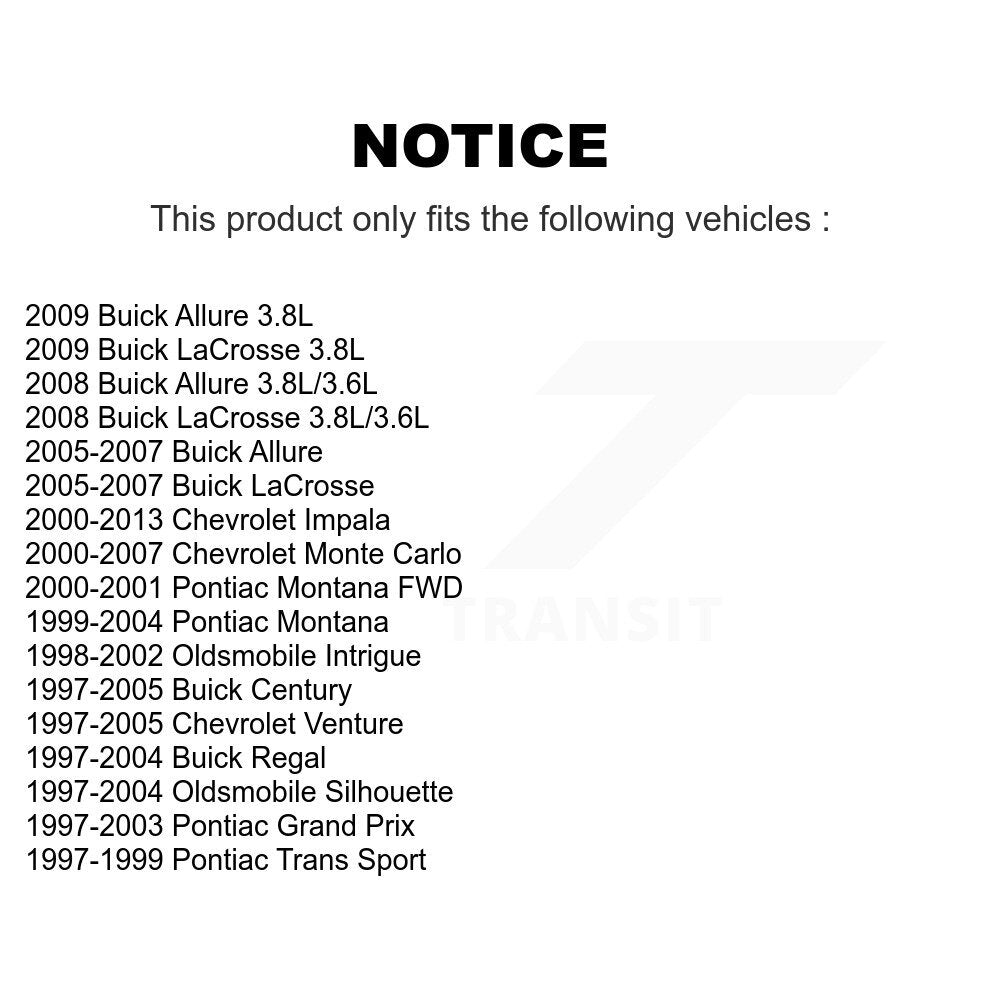 Strut TOR Link Kit Front For Chevrolet Impala Buick LaCrosse Pontiac Century