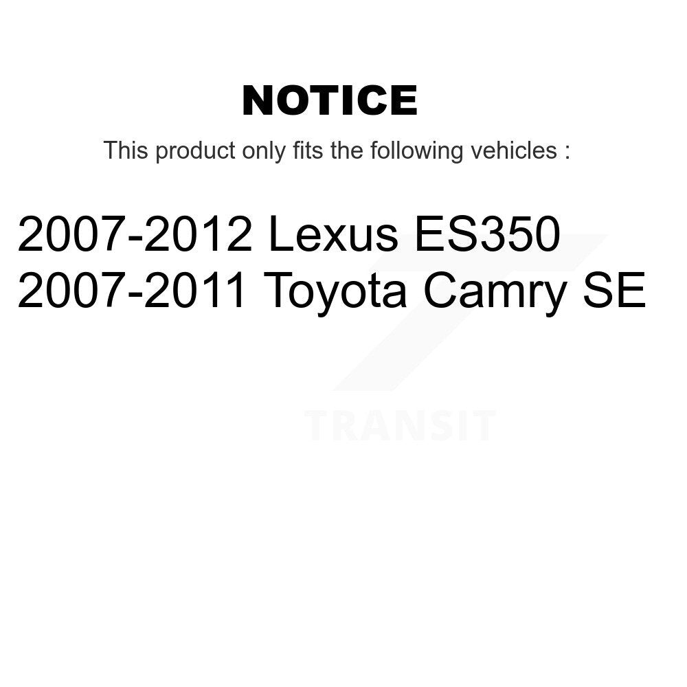 Strut And TOR Link Kit Rear Right For Toyota Camry Lexus ES350