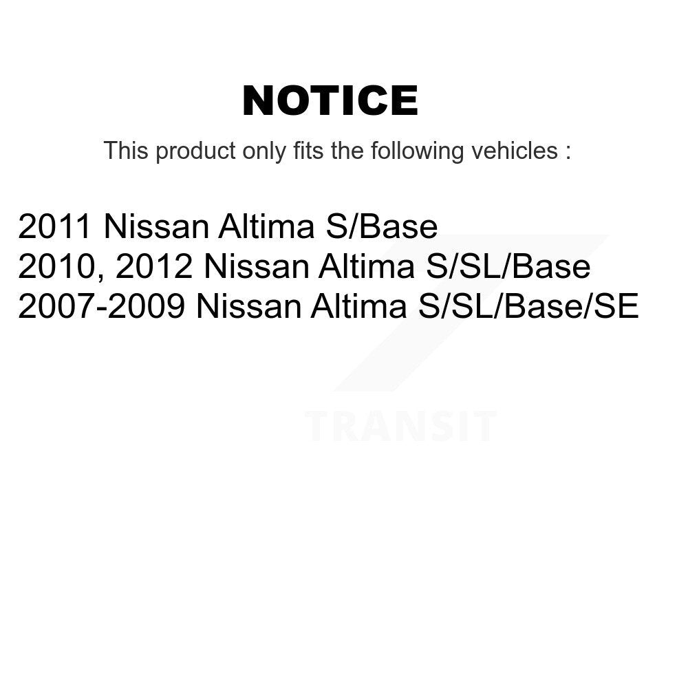 Strut TQ Link Kit And Mount Front Right For Nissan Altima