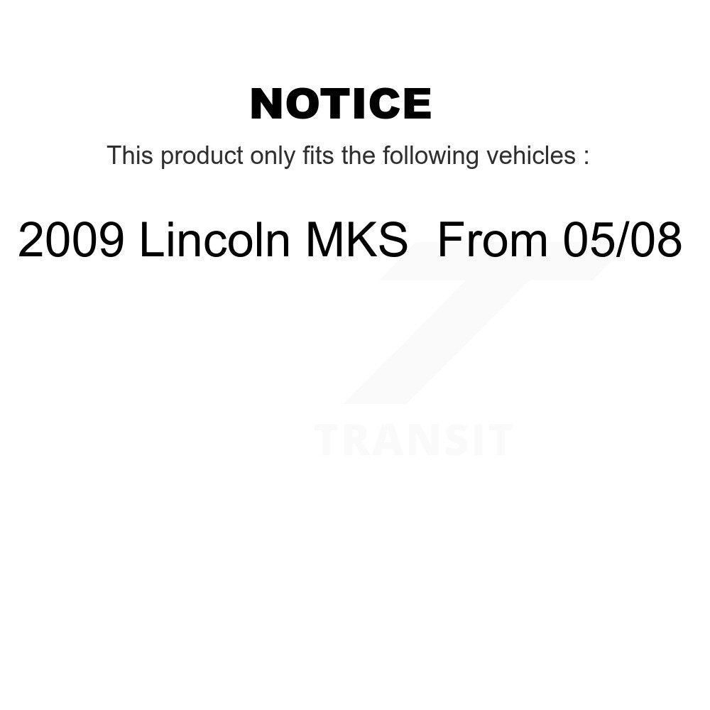 Shock And TOR Link Kit Rear For 2009 Lincoln MKS From 05 08