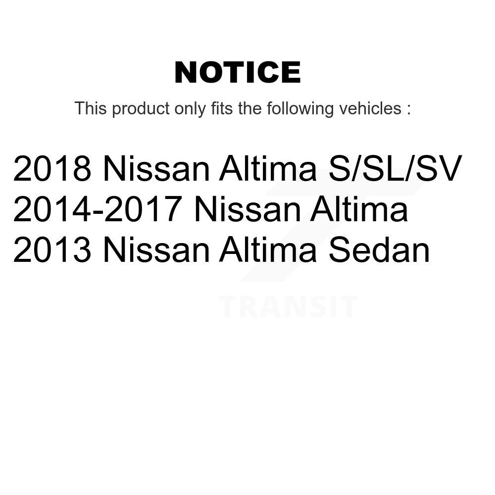 Strut And TOR Link Kit Mount Rear For Nissan Altima