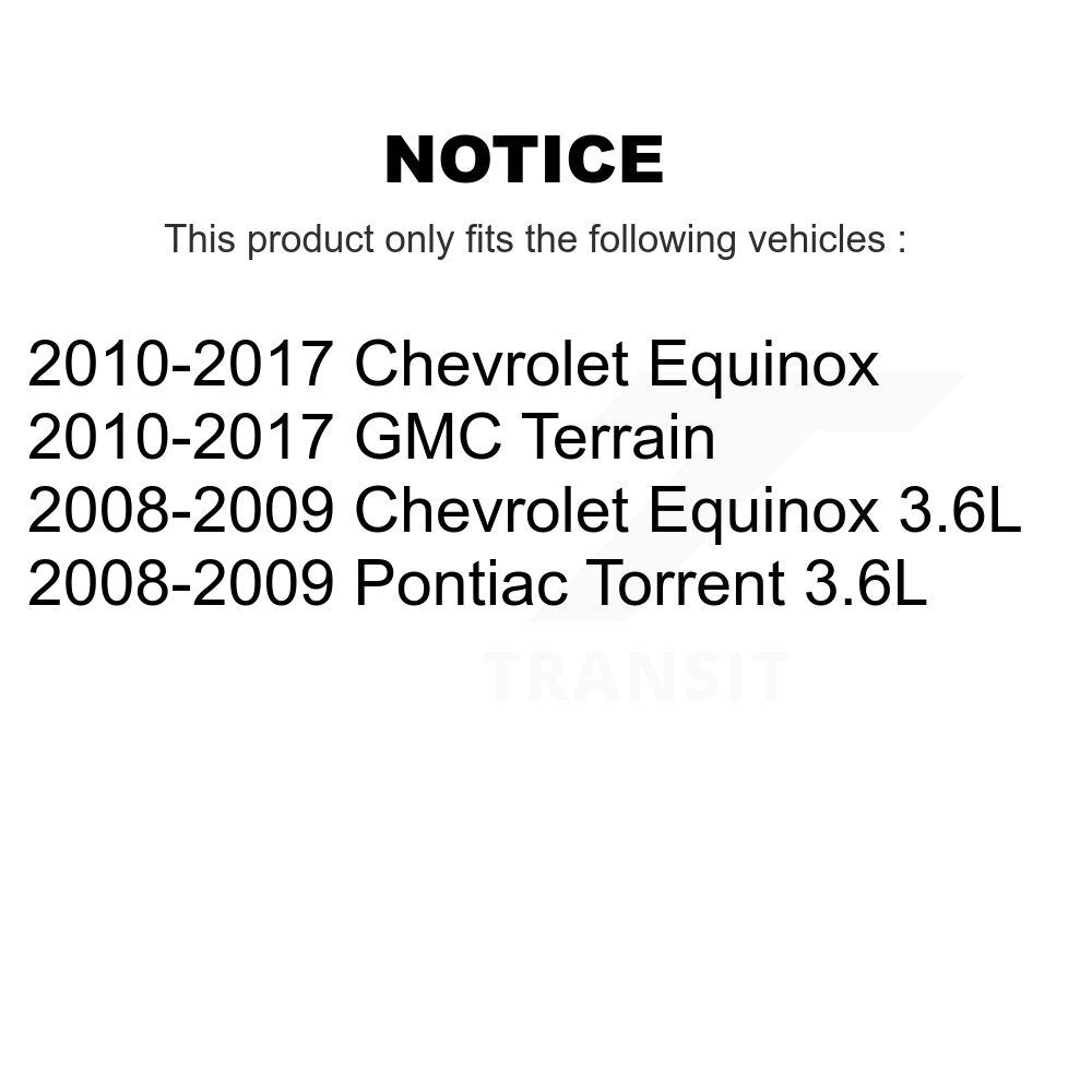 Shock & TOR Link Kit Rear For Chevrolet Equinox GMC Terrain Pontiac Torrent