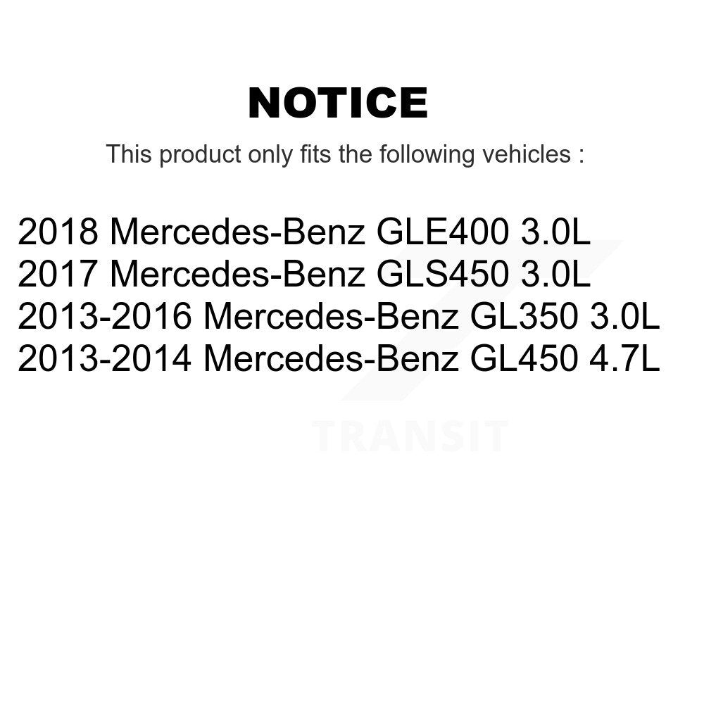 Semi-Metallic Disc Brake Pad Wear Sensor Front Rear Kit For Mercedes-Benz GLE400