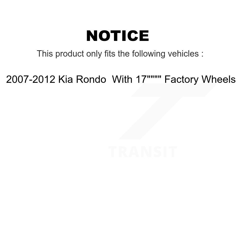 Tie Rod End & Boot Front Right Kit For 07-12 Kia Rondo With 17" Factory Wheels