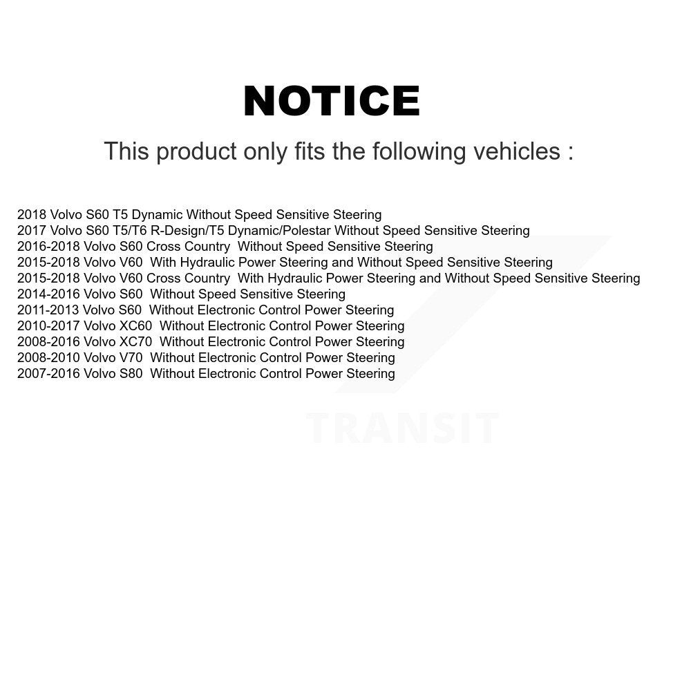 Tie Rod End & Boot Front Kit For Volvo XC60 XC70 S60 V60 S80 Cross Country V70