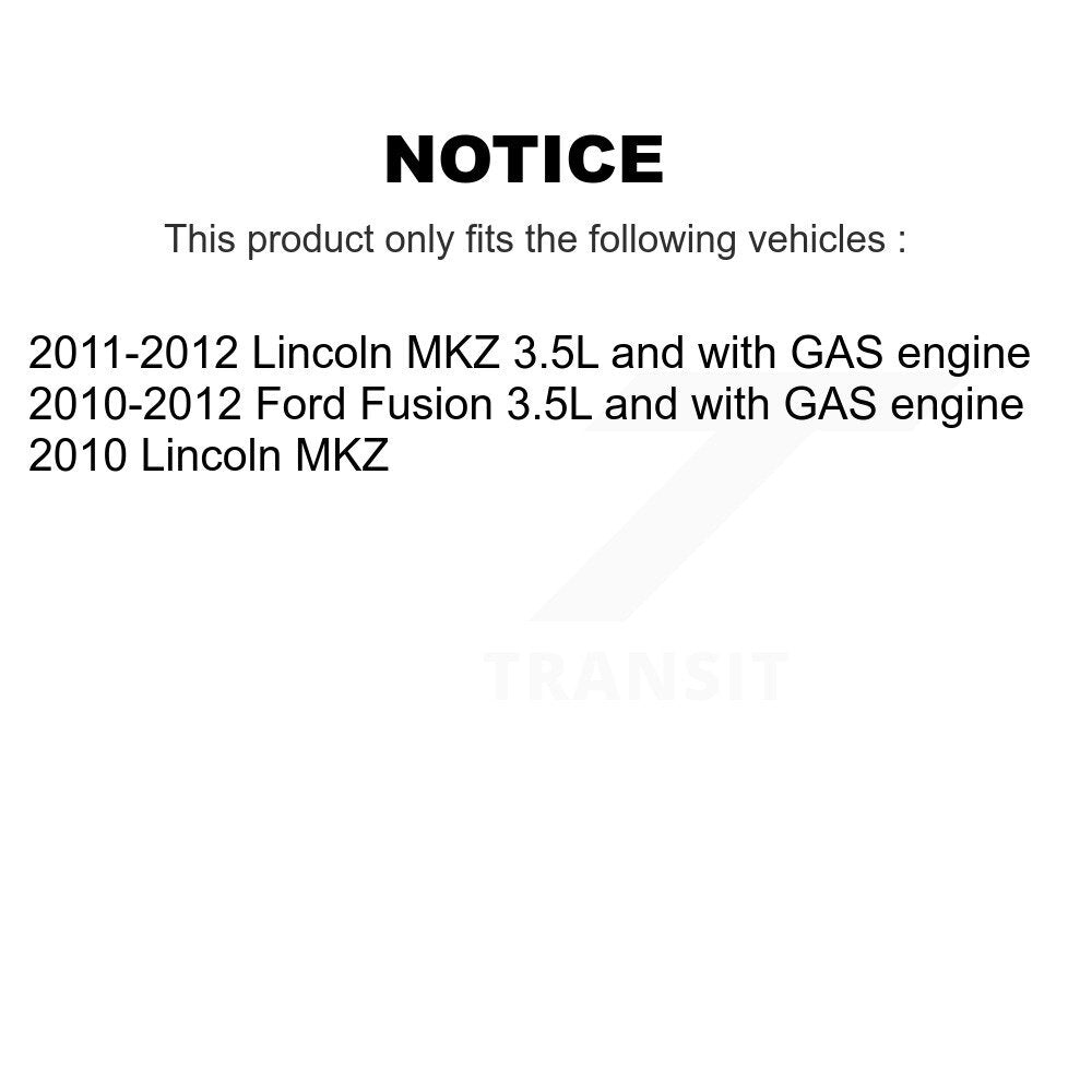 Steering Tie Rod End & Boot Front Kit For Ford Fusion Lincoln MKZ