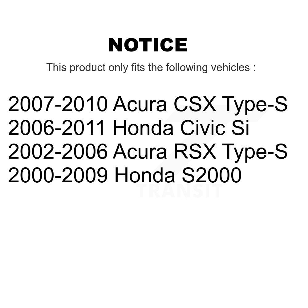 Ceramic Brake Pads Front Rear Kit For Honda Civic Acura CSX RSX S2000