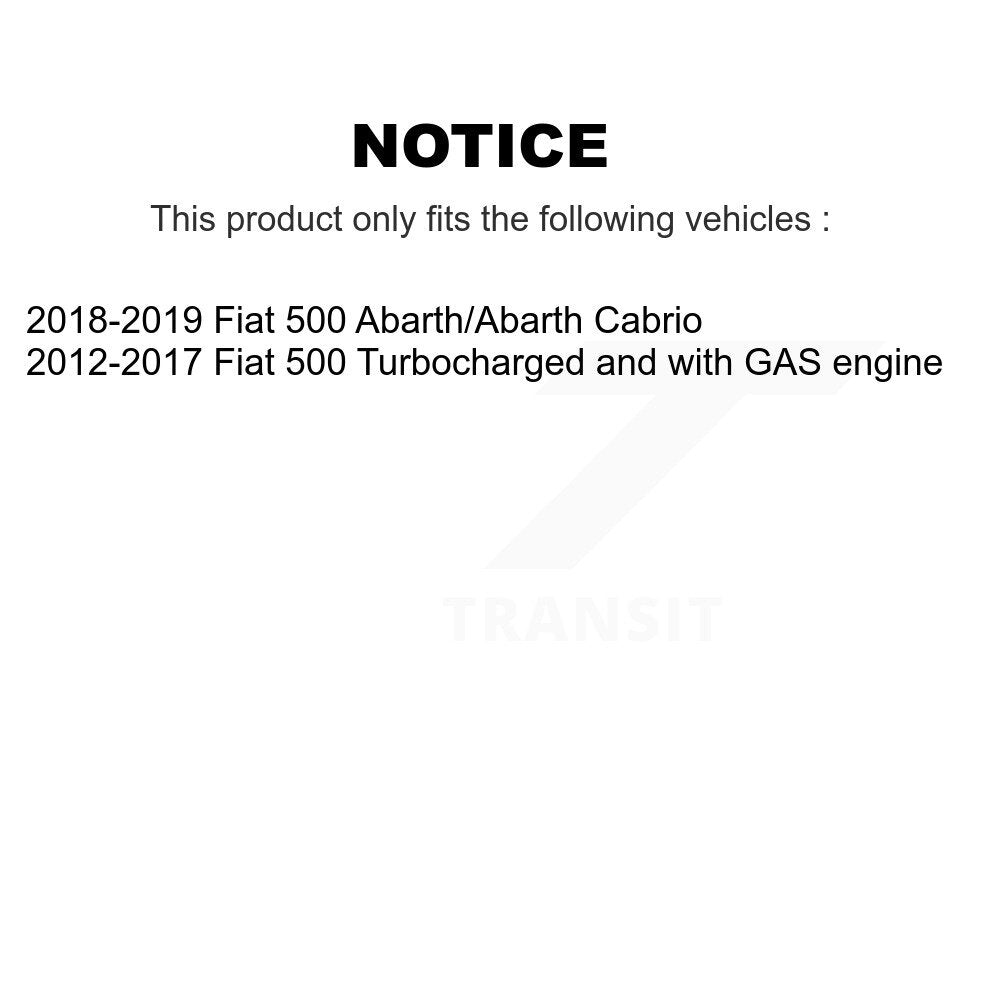 Ceramic Brake Pads Front Rear Kit For Fiat 500