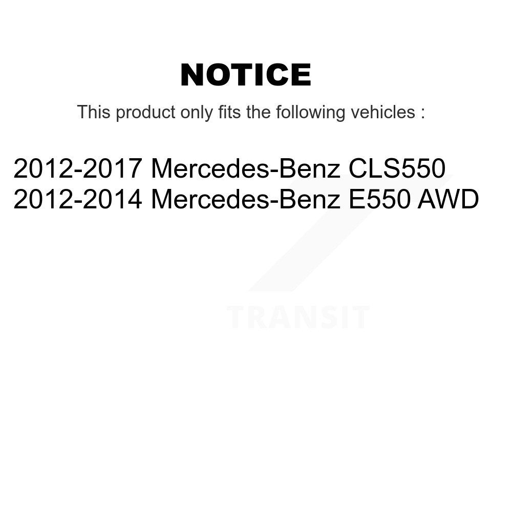 Ceramic Brake Pads Front Rear Kit For Mercedes-Benz CLS550 E550