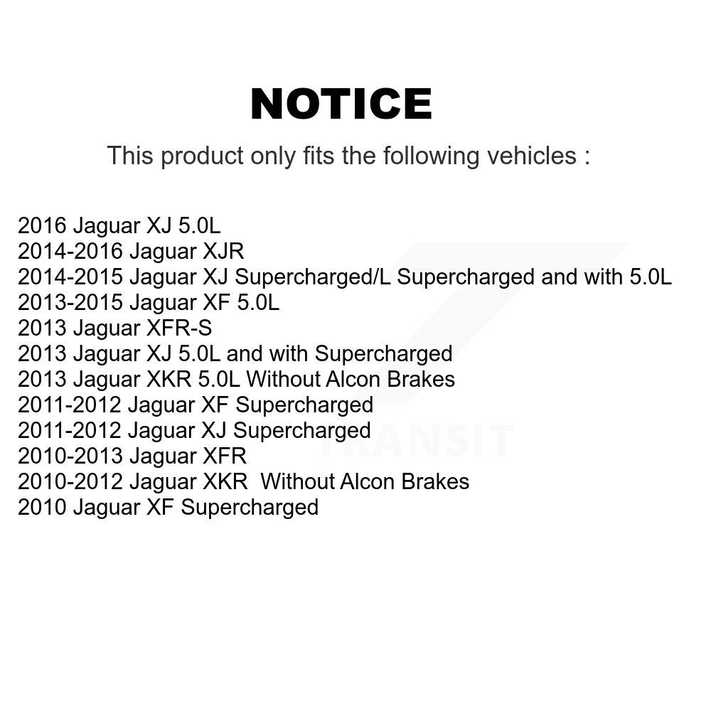 Ceramic Brake Pads Front Rear Kit For Jaguar XF XJ XKR XFR XKR-S XFR-S XJR