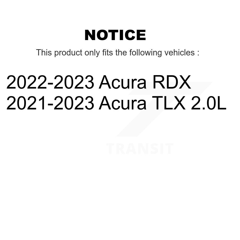 Ceramic Brake Pads Front Rear Kit For Acura RDX TLX