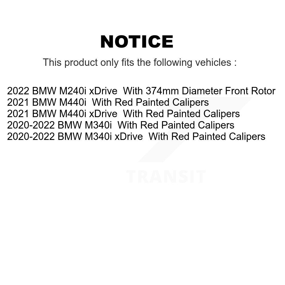 Ceramic Brake Pads Front Rear Kit For BMW M340i xDrive M240i M440i